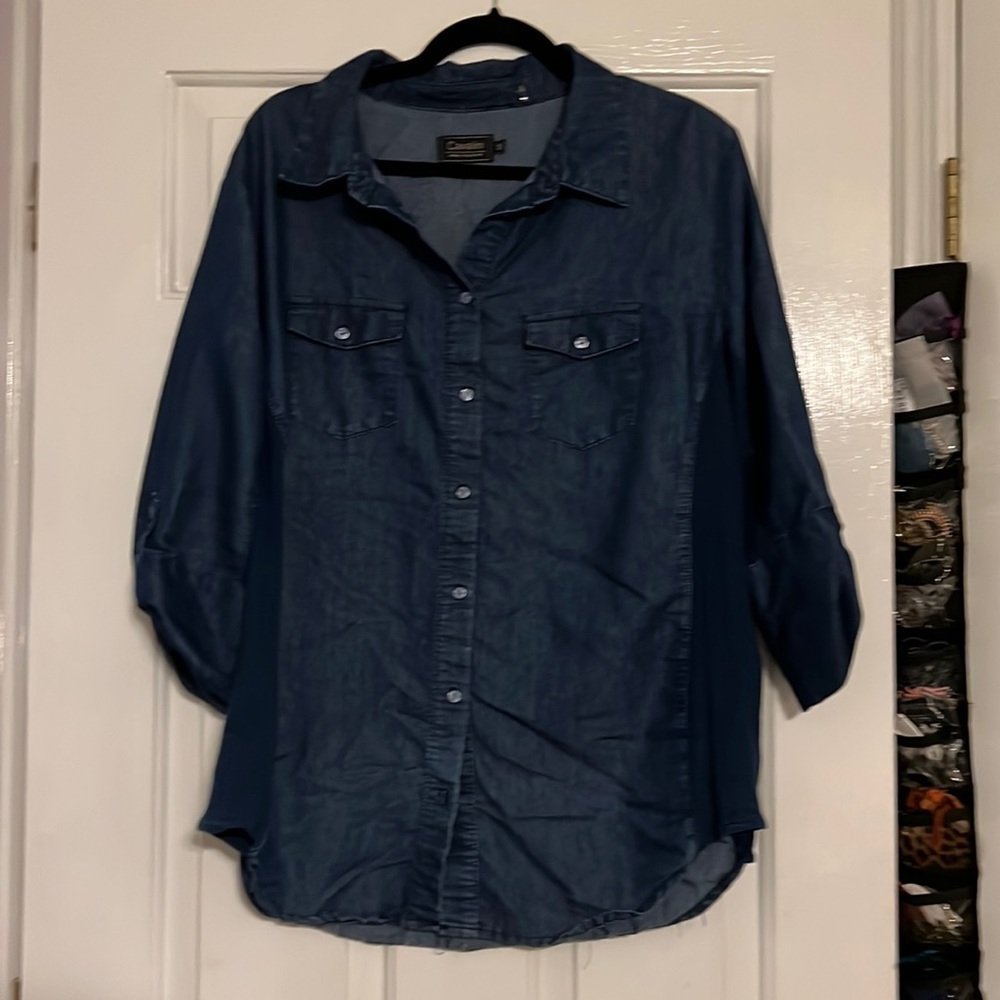 Cute denim top